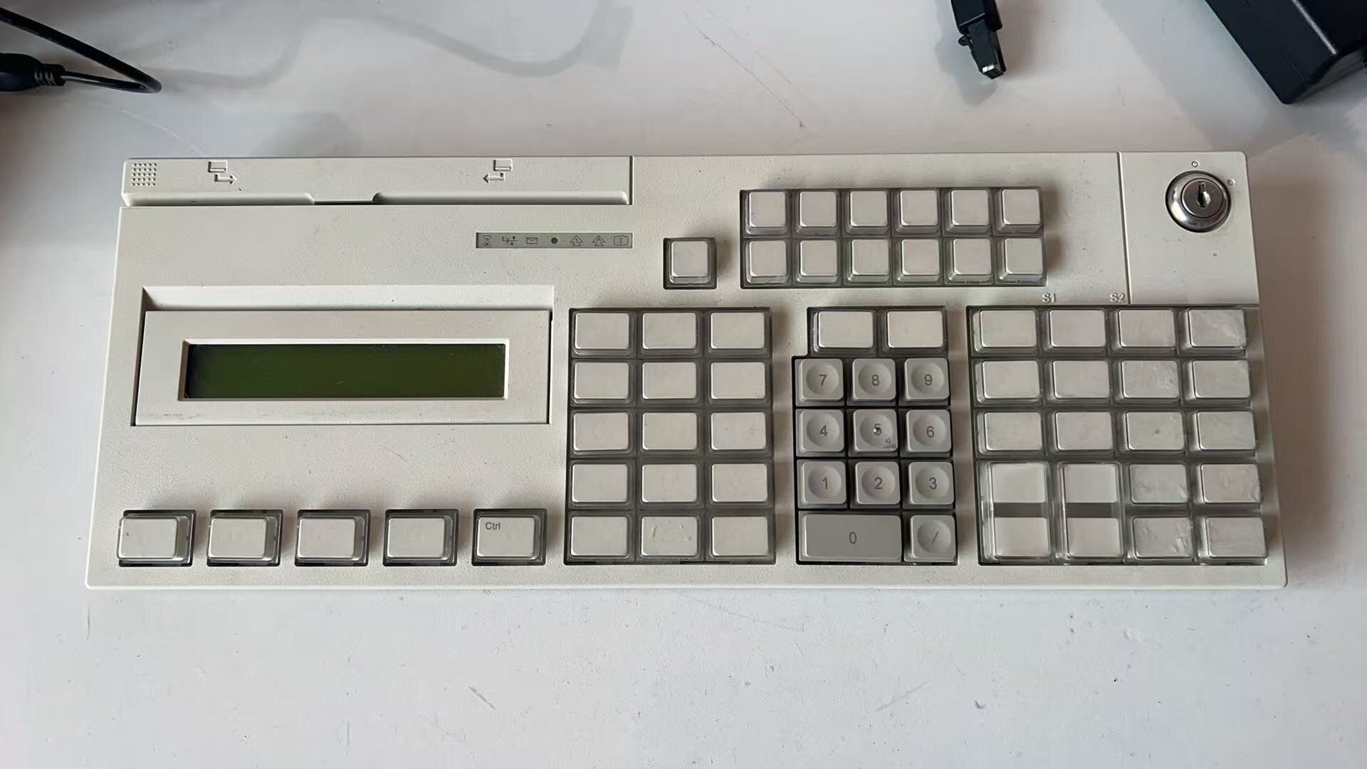 IBM Toshiba 67-Key POS Keyboard With LCD Display  FRU 00DN137/00DN175/ 00DN174/00DN096