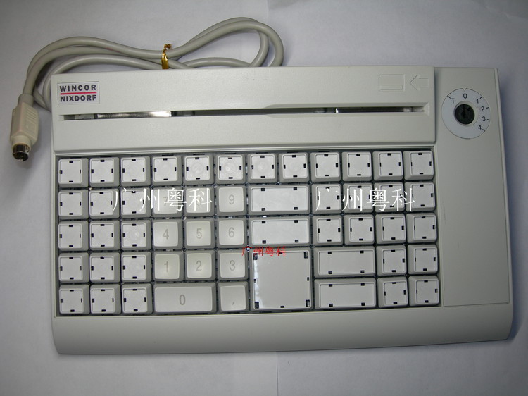 OVP 01750130616 lichtgrau Neu Wincor Nixdorf POS Tastatur TA61-2 