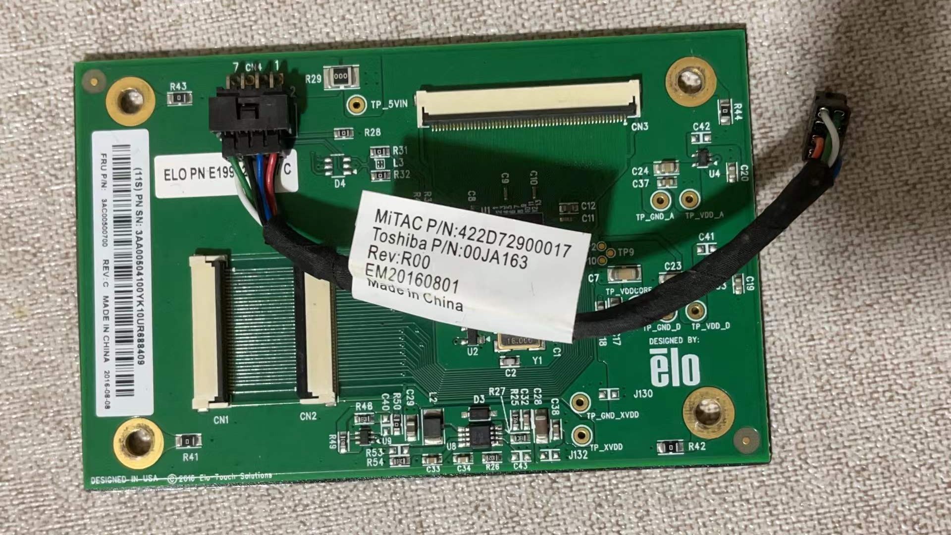 6140 touch panel contral board