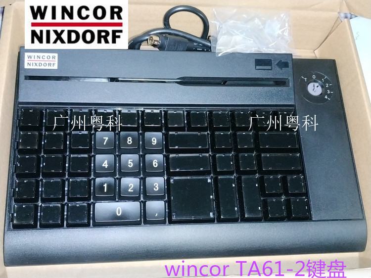 OVP lichtgrau Neu Wincor Nixdorf POS Tastatur TA61-2 01750130616 