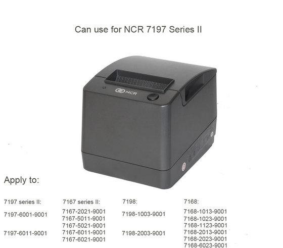 Receipt Print 7197-6001-9001 Monochrome Desktop NCR RealPOS 7197 Direct Thermal Printer Certified Refurbished 