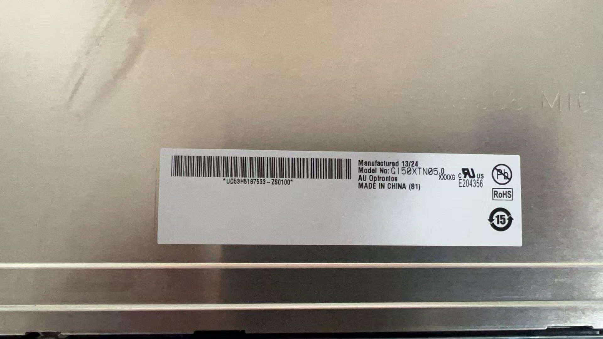 TOSHIBA 6140 POS terminal display 15 inch LCD mould G150XTN05