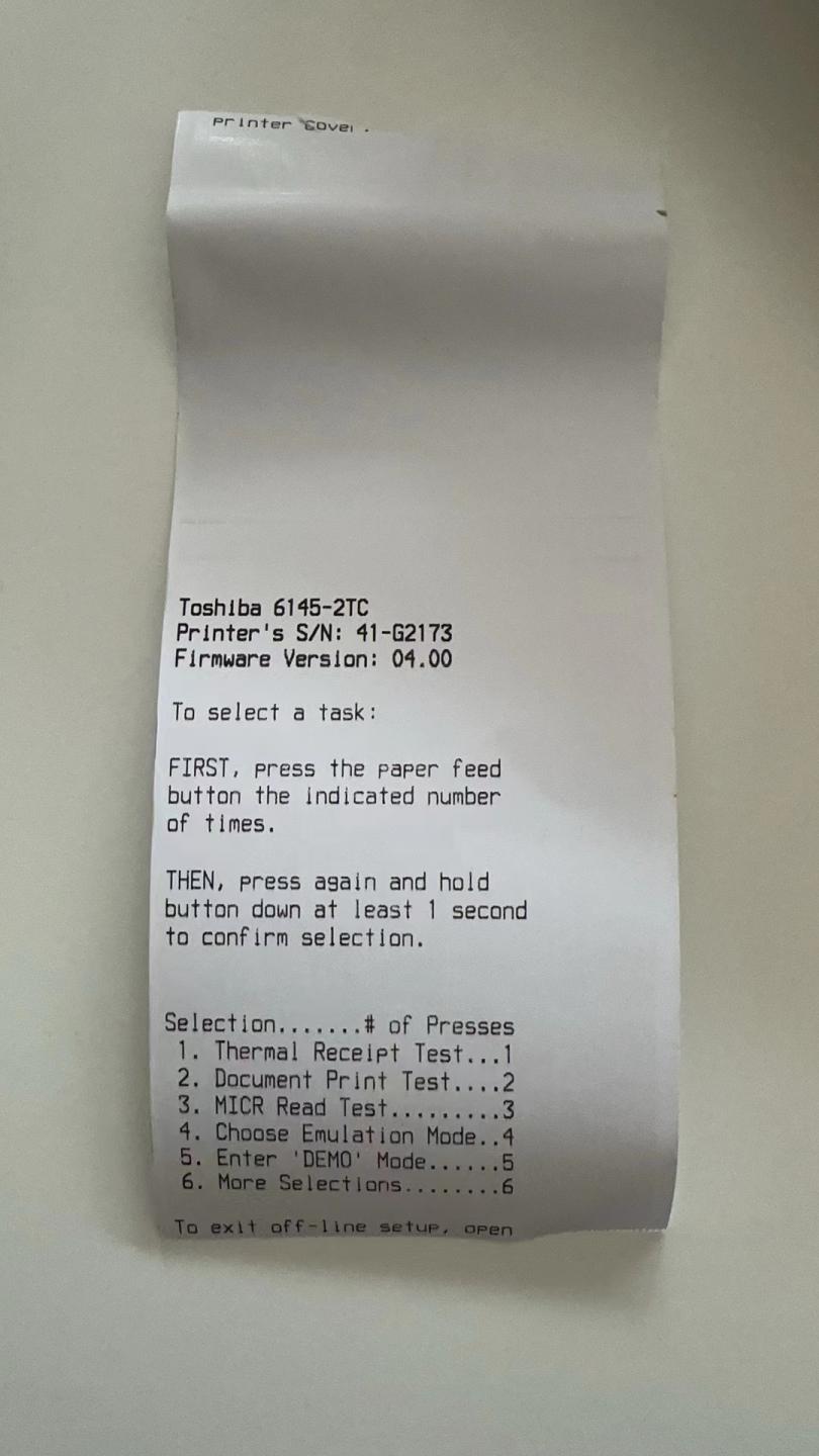 TOSHIBA 6145-1TN 2TN 2TC POS Printer Thermal Print Head FRU3AC005750000 thumbnail 3