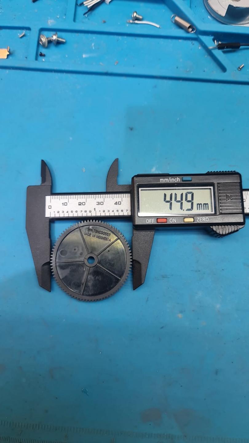 TOSHIBA 6145-2TN 2TC POS Printer Paper Feed Gear thumbnail 3