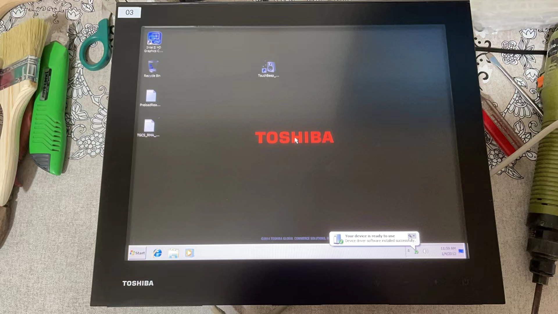 Toshiba TCXWAVE 6140-E3R POS Terminal Touch Panel control card thumbnail 2